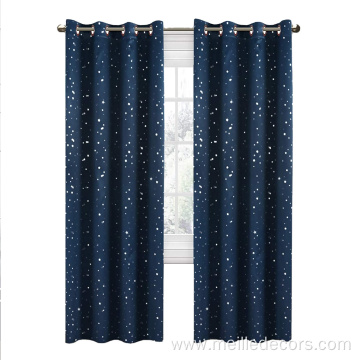 Twinkle Stars Printed Curtains for Boys Girls